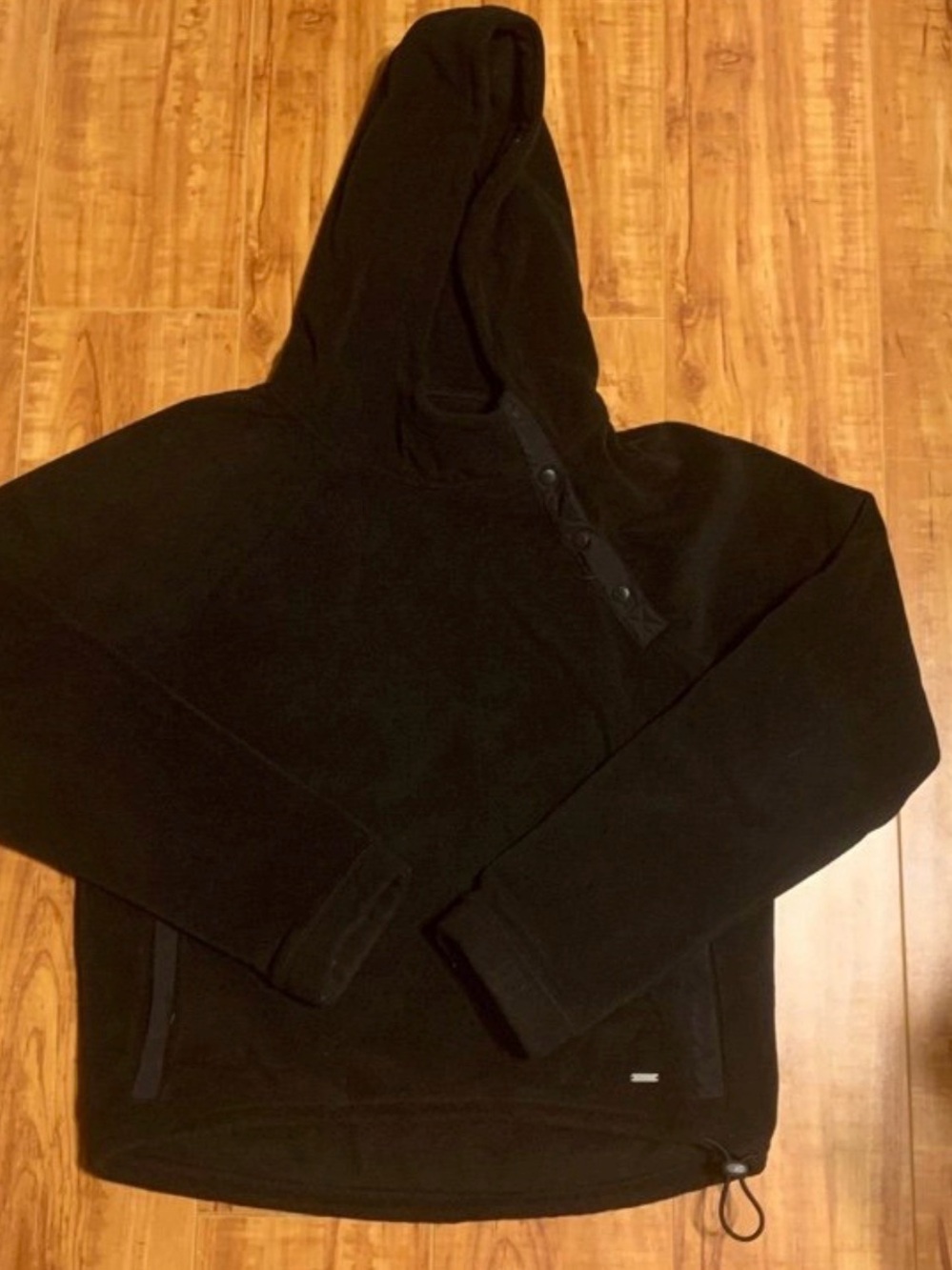 Hollister Black Hooded Pullover Sweater